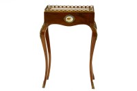 Lot 658 - A Louis XVI style walnut jardiniere