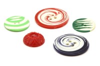 Lot 451 - A collection of 1930s/40s buttons in sets