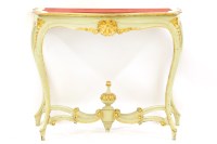 Lot 635 - An Italian painted hall table