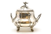 Lot 217 - A 19th century possibly French sugar box and cover