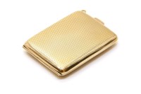 Lot 119 - A 9ct gold vesta case