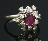 Lot 277 - An 18ct white gold