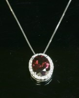 Lot 357 - An Italian white gold