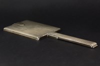 Lot 60 - A silver Walker and Hall hand mirror