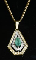 Lot 253 - An 18ct gold