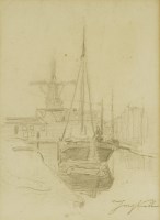 Lot 375 - Johan Barthold Jongkind (Dutch, 1819-1891)