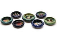 Lot 174 - Seven Moorcroft dishes