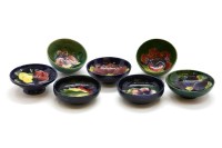 Lot 142 - Seven Moorcroft dishes