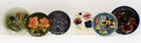Lot 239 - Moorcroft year plates