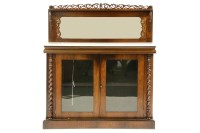 Lot 543A - A Victorian rosewood chiffonier