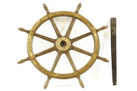 Lot 499 - A ship's wheel