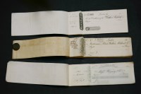 Lot 82 - Three cheque books