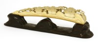 Lot 104A - A Japanese ivory carving