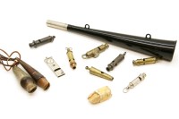Lot 73 - Victorian and later novelty whistles