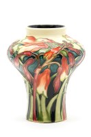 Lot 123 - A Moorcroft collectors club 'Christmas Bells' special vase