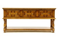 Lot 479 - A modern oak dresser base