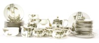 Lot 280 - A Japanese eggshell tea set