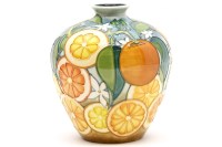 Lot 140 - A Moorcroft trial 'Florida' vase