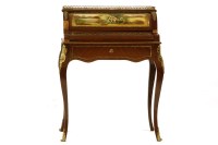 Lot 543 - A reproduction Louis XVI style mahogany bureau