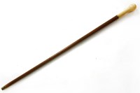 Lot 191 - A Victorian walking cane