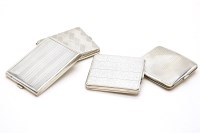 Lot 59A - Two Continental silver cigarette cases