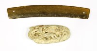 Lot 172 - A Chinese jade pendant