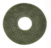 Lot 175 - A Chinese liuli bi disc