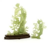 Lot 513 - Two Chinese hardstone carvings