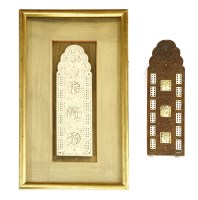 Lot 566 - Two Chinese cribbage boards