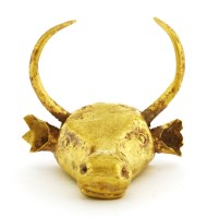 Lot 279 - A Chinese gold model