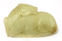 Lot 199 - A Chinese jade belt hook