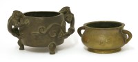 Lot 605 - A Chinese bronze incense burner