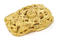 Lot 305 - A Chinese ivory stand
