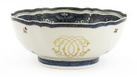 Lot 91 - A Chinese export famille rose mug