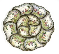 Lot 236 - A set of Chinese Canton enamelled sweetmeat dishes
