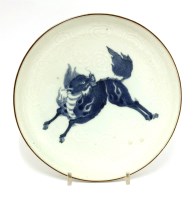 Lot 456 - A Japanese Arita blue and white dish