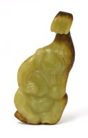 Lot 672 - A Chinese jade belt hook