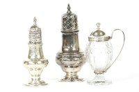 Lot 244 - A Georgian silver sugar sifter