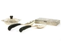 Lot 180 - A Persian silver cigarette box
