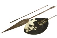 Lot 362 - A Zulu tribal shield