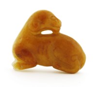 Lot 191 - A Chinese jade carving