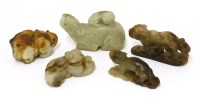 Lot 588 - A collection of Chinese jades