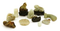 Lot 593 - A collection of Chinese jades