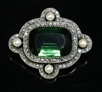 Lot 145 - A cased tourmaline
