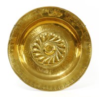Lot 361A - A brass alms dish