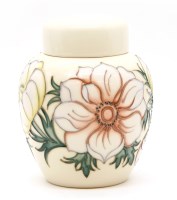 Lot 317 - A Moorcroft 'Anemone' trial ginger jar