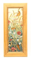 Lot 305 - A Moorcroft 'Harvest' three tile panel