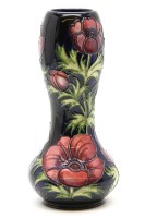 Lot 300 - A Moorcroft 'Anemone Blue' vase