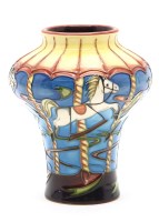 Lot 295 - A Moorcroft 'Merry-go-round' vase