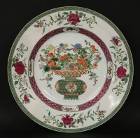 Lot 340 - A Chinese famille rose charger